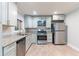 Recently renovated kitchen featuring stainless steel appliances and granite countertops at 3761 Turner Heights Dr, Decatur, GA 30032
