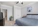 Bedroom with crown molding and a plant, illuminated by natural light at 2785 Old Sewell Rd, Marietta, GA 30068