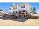 View of the back of the house highlighting the multilevel deck, and the surrounding yard at 2785 Old Sewell Rd, Marietta, GA 30068