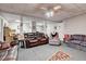 Basement entertaining area with ample seating at 764 Whitby Dr, Douglasville, GA 30134