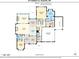 Detailed main floor plan showing layout of kitchen, living room, owner's suite, and garage at 47 Cuthbert Ln Ne, Acworth, GA 30101