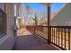 Spacious wooden deck perfect for outdoor seating, with wood railings overlooking backyard at 1686 Terry Mill Se Rd, Atlanta, GA 30316