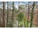 Scenic view of the pond surrounded by lush foliage and trees at 1205 Gettysburg Pl, Sandy Springs, GA 30350