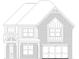 Rendering of a two-story home with a brick facade and attached two-car garage, showcasing the architectural design at 731 Crest Line W Trl, Powder Springs, GA 30127