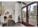 Welcoming home foyer with slate flooring, closet, and views to the front yard at 2680 Braithwood Ne Rd, Atlanta, GA 30345