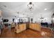 This eat-in kitchen area offers an open floor plan with the living room and dining room combination at 4970 Lost Mountain Nw Trce, Kennesaw, GA 30152