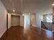 Loft space with an open closet, hardwood floors, and recessed lighting at 400 Renwood Trl, Johns Creek, GA 30097