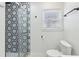 Well-designed bathroom featuring a sleek shower with a patterned design and modern fixtures at 5901 Miller Rd, Austell, GA 30106