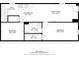 First floor plan showcasing the layout of the bedrooms, kitchenette and Gathering room at 5901 Miller Rd, Austell, GA 30106