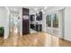 Bright kitchen next to dining area with stainless steel appliances and access to outdoor deck at 5901 Miller Rd, Austell, GA 30106