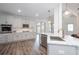 Spacious kitchen with stainless steel appliances, granite counters and white subway tile backsplash at 820 Nob Ridge Dr, Marietta, GA 30064