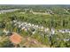 Aerial view of a residential community with new construction and tree coverage at 6235 Banyan Trl, Cumming, GA 30028