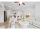 Open-concept living space seamlessly connects the living room, dining area, and kitchen at 6701 Cedar Glen Rd, Peachtree Corners, GA 30071
