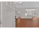 Welcoming entry way boasts of a foyer with views to the kitchen and bathroom at 436 Tarpley Ave, Bowdon, GA 30108