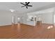 Open floor plan features an eat-in kitchen, stainless appliances and dining area at 436 Tarpley Ave, Bowdon, GA 30108
