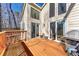 Multi-level wood deck with access to home, perfect for outdoor living and dining with wooded views at 920 Pine Grove Pointe Dr, Roswell, GA 30075