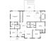 Detailed floor plan showcasing the home's layout, including bedrooms, bathrooms, living spaces, and kitchen at 1208 Thomas Rd, Decatur, GA 30030