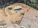 Aerial view of construction progress within a new home community at 4525 Muskogee Ct, Cumming, GA 30040