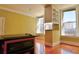 Bright eat-in kitchen features hardwood floors and large windows for an abundance of natural light at 57 Forsyth Nw St # 4H, Atlanta, GA 30303