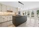 Spacious kitchen with an island, granite countertops, modern appliances, and ample cabinet space at 2833 Landing Way, Marietta, GA 30066