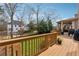 Large deck overlooks a well-maintained lawn and lush landscaping at 551 Straton Chase Se, Marietta, GA 30067