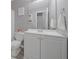 Cozy bathroom with white fixtures and neutral gray walls at 5099 Leeshire Trce, Tucker, GA 30084