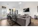 Spacious and inviting living room with a fireplace, perfect for Gathering gatherings and cozy nights at 1208 Lauren Nw Ct, Acworth, GA 30101