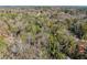 Panoramic aerial view shows house hidden among mature trees at 2790 Collier Nw Dr, Atlanta, GA 30318