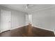 Bedroom showcasing hardwood floors and ample closet space at 2790 Collier Nw Dr, Atlanta, GA 30318