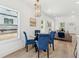 Cozy dining area featuring a stylish chandelier and comfortable seating at 240 Mount Zion Rd, Hapeville, GA 30354