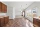 The functional kitchen seamlessly connects to the living area, offering ample natural light at 1530 Avalon Creek Rd, Sugar Hill, GA 30518