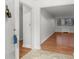 Inviting foyer with hardwood floors leading to a bright living room at 215 Piedmont Ne Ave # 1608, Atlanta, GA 30308