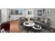 Comfortable living room with stylish decor and great views at 215 Piedmont Ne Ave # 1608, Atlanta, GA 30308