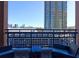 Balcony features city views and seating at 260 18Th Nw St # 10302, Atlanta, GA 30363