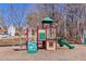 Community playground featuring climbing structures, slides, and a soft landing surface at 3637 Green Pine Way, Suwanee, GA 30024