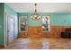 Cozy dining room area with hardwood floors and natural light at 3192 Highway 411 Ne, White, GA 30184
