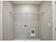 The closet offers ample storage space with a sturdy wire shelf and convenient wall outlets at 402 Whippet St, Union City, GA 30291