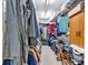 The walk-in closet provides plenty of space for clothes, shoes, and accessories at 510 Pinchot Way, Woodstock, GA 30188