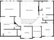 Detailed floor plan showcasing the layout of the home's upper level with bedrooms, baths, and open spaces at 510 Pinchot Way, Woodstock, GA 30188