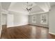 Bedroom features neutral walls, a ceiling fan and lots of natural light at 6268 Braidwood Nw Run, Acworth, GA 30101