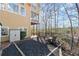 Backyard featuring a patio area, storage shed, and a fenced yard at 650 Vinings Estates Se Dr, Mableton, GA 30126
