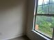 Bedroom showcasing a view of the surrounding greenery at 312 Lauren Dr, Fairburn, GA 30213