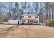 Spacious backyard featuring a covered pergola and a well-maintained lawn at 2825 Parnell Springs Ct, Cumming, GA 30040