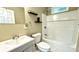 Bathroom featuring shower and vanity with decorative shelves at 8083 Highway 166, Douglasville, GA 30135