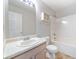 Cozy bathroom with tub shower, sink, and vanity at 4768 Score Ct, Snellville, GA 30039