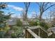 Lush backyard featuring a wooden fence and diverse shrubbery at 818 Virgil Ne St, Atlanta, GA 30307