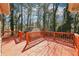 Back deck with view of backyard and shed at 2090 Walden Park, Snellville, GA 30078