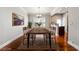 Elegant dining room featuring hardwood floors and stylish furniture at 4550 Cold Spring Ct, Cumming, GA 30041