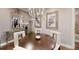 Cozy dining room with seating for four, plus a chandelier at 300 Johnson Ferry Ne Rd # A403, Atlanta, GA 30328