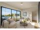 Inviting living room with an outdoor patio and cityscape views through large windows at 816 Berne St # 4, Atlanta, GA 30316